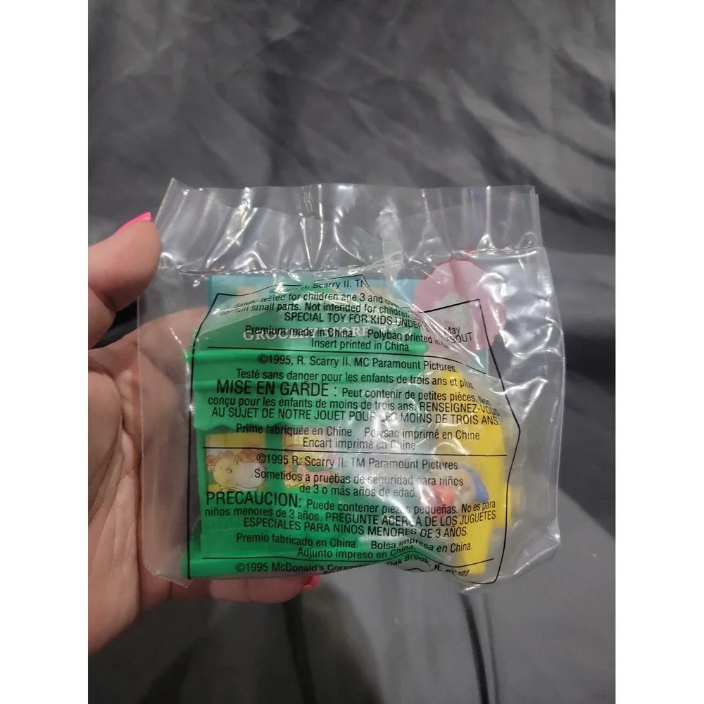 1995 McDonald's Happy Meal Busy World of Richard Scarry #4 Bananas Gorilla NIP